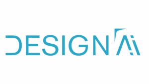 Blauer Text "Design AI"
